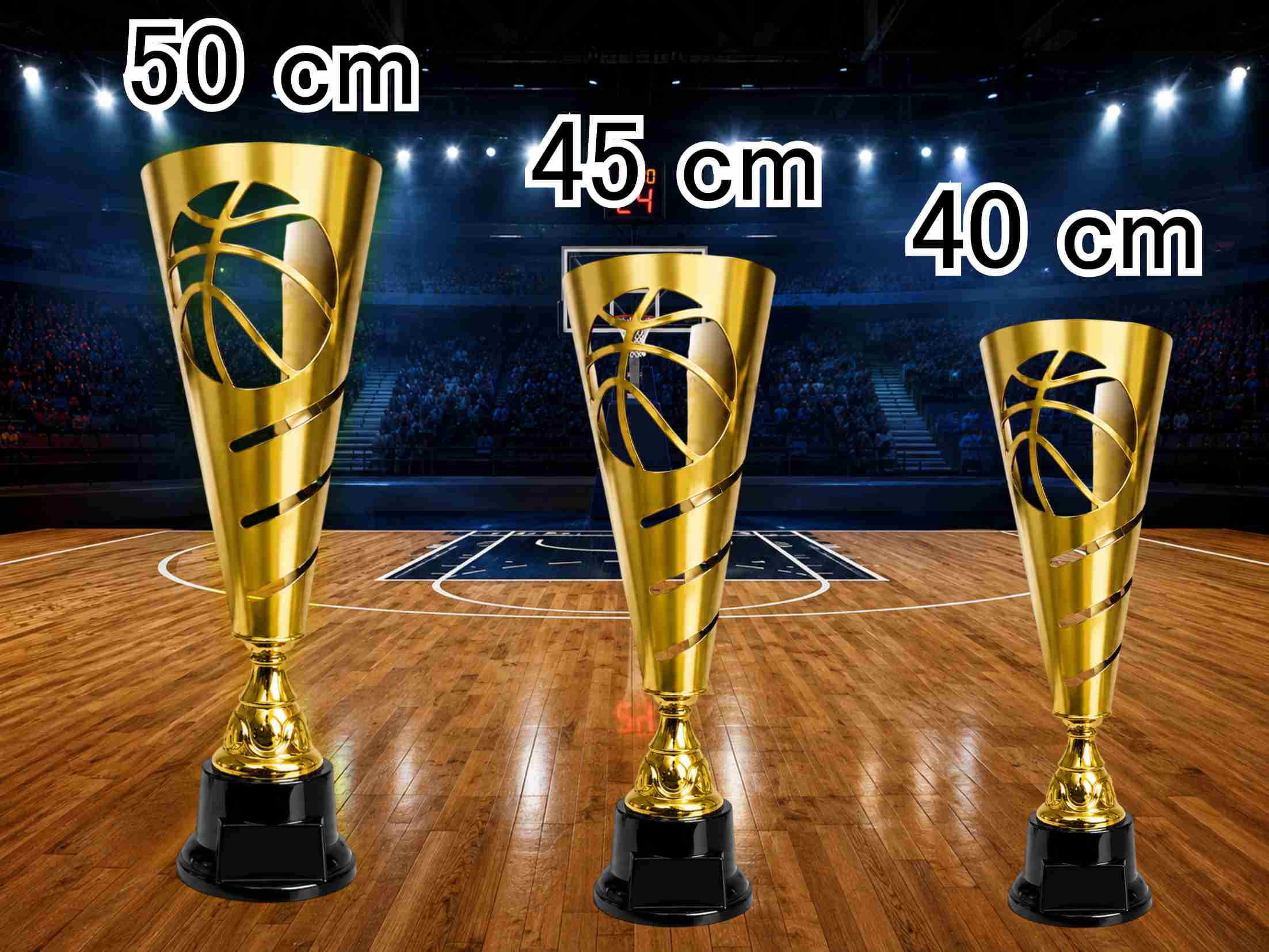 KC4481 COMBO COPA LASER BASQUET METALICAS ORO