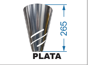 LASER CONO LISO POLVO 25 cm MEDIANO