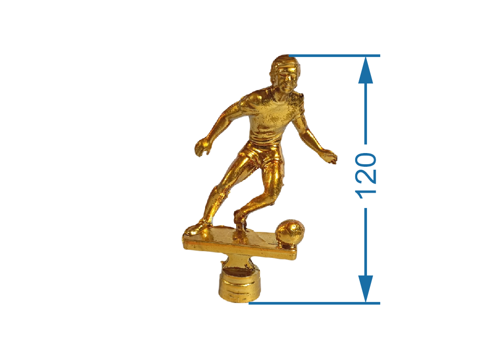 AAFG12 ALEGORIA FUTBOL GAMBETA ORO