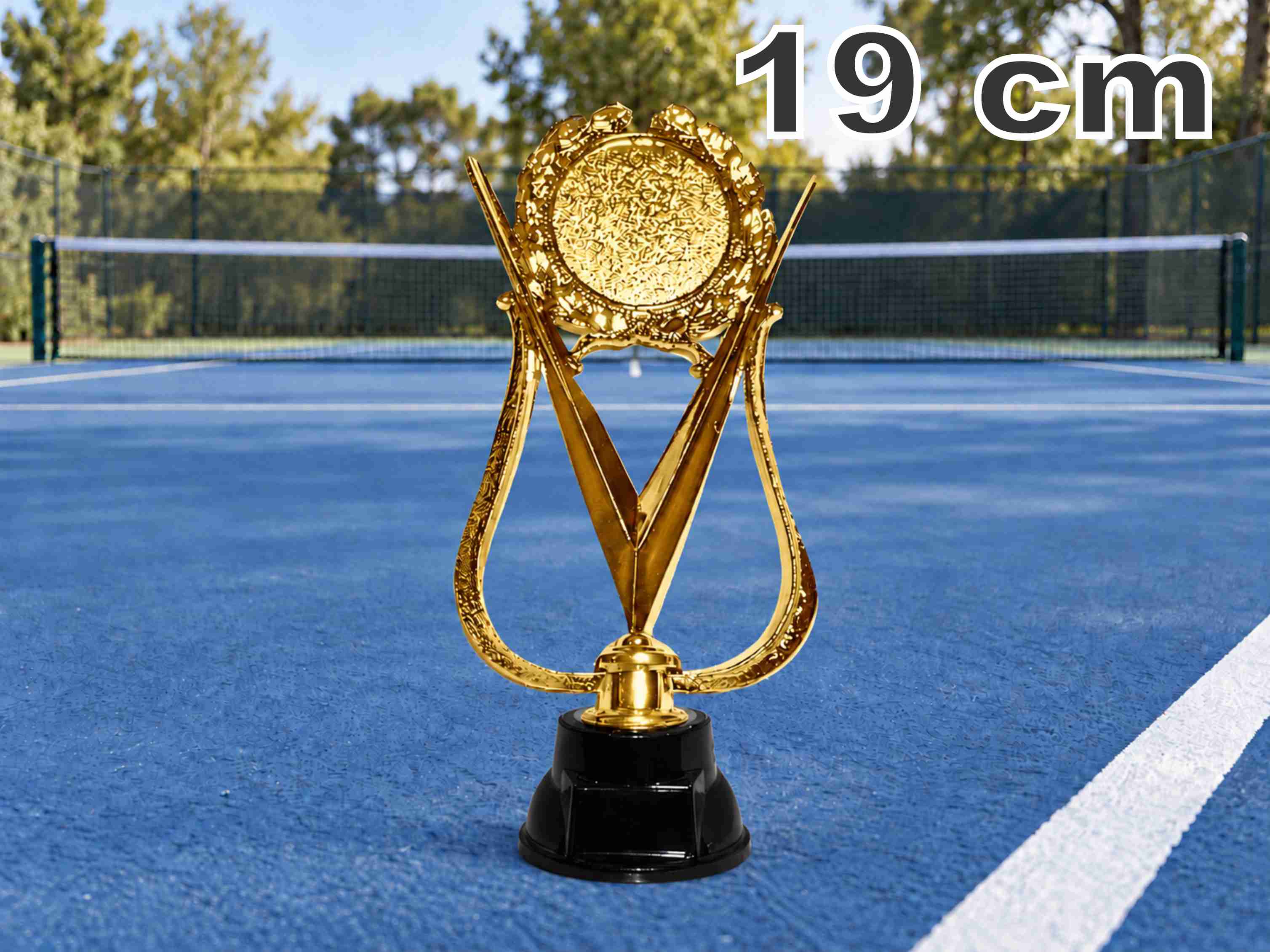 TROFEO VICTORIA PORTA CENTRO 19 CM Alt. ORO