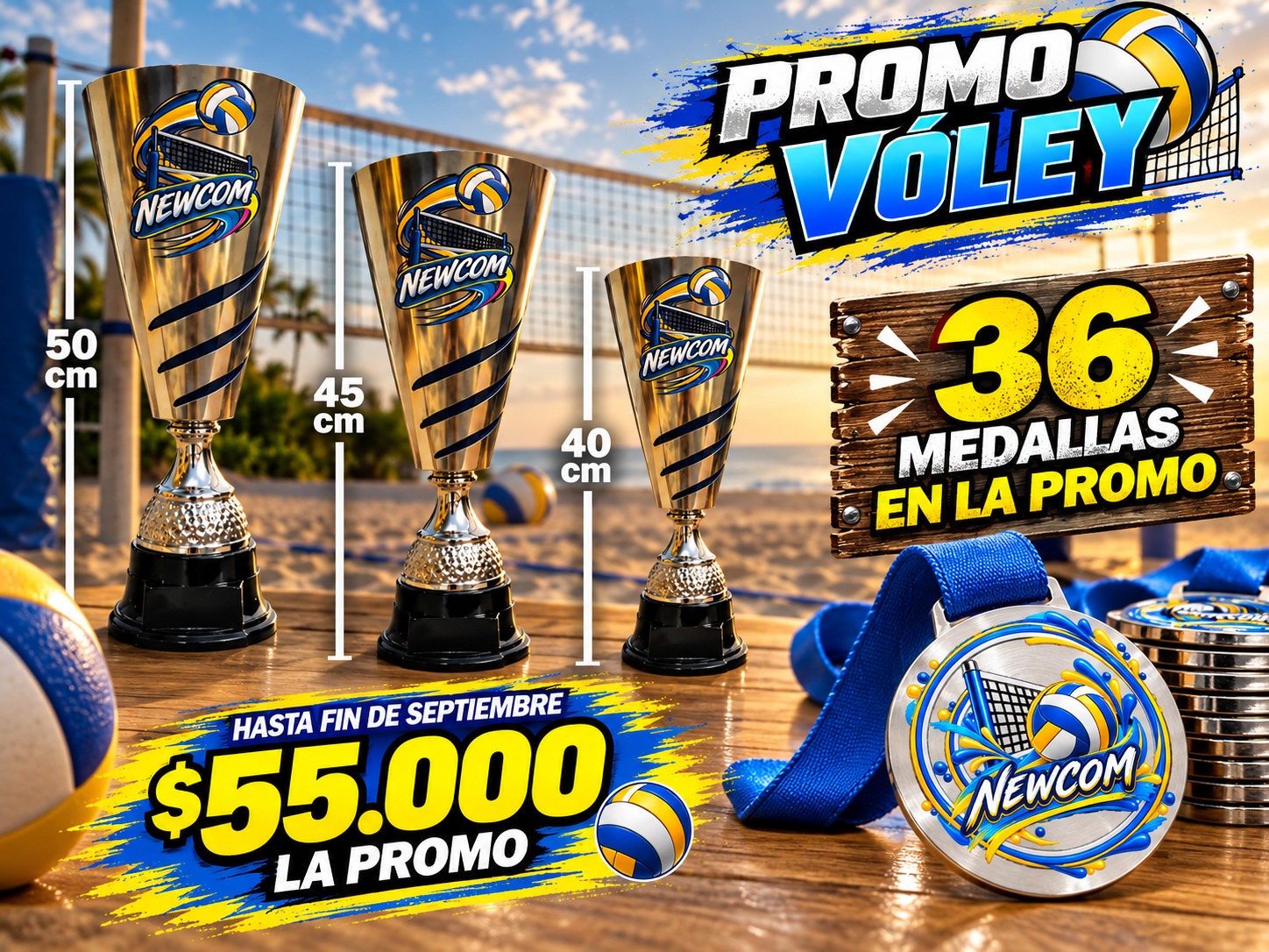 KCP4322 COMBO NEWCON LASER UV METALICA PLATA +36 medallas