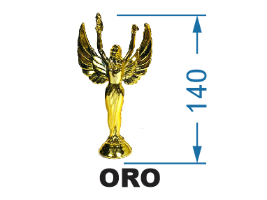 ALEGORIA ALADA 14 Cm ORO