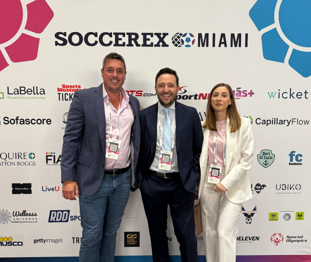 SoccerEx Miami Media Wall