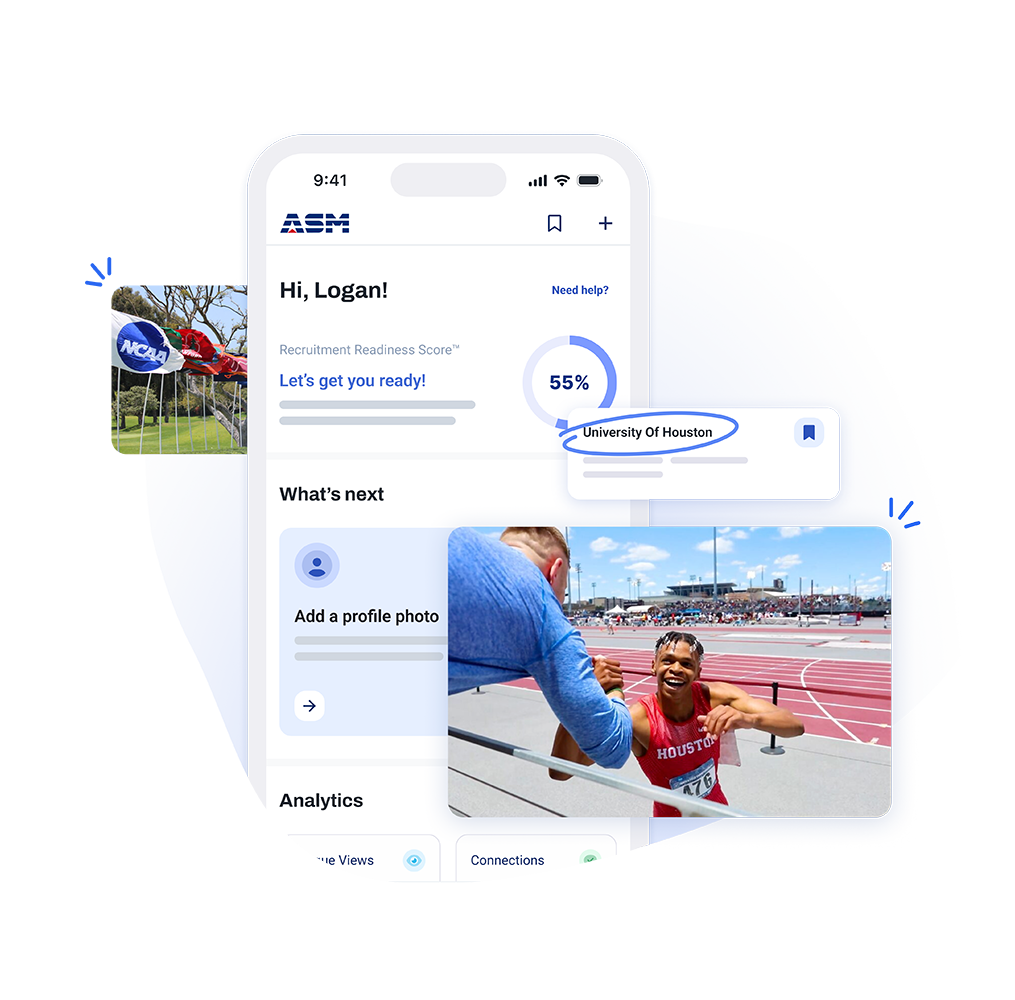 Build your free athlete profile