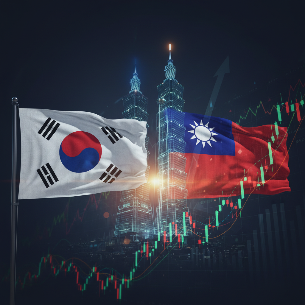South Korea and Taiwan Are Rewriting the Global Stock Market Map — And Three Companies Are Behind All of It