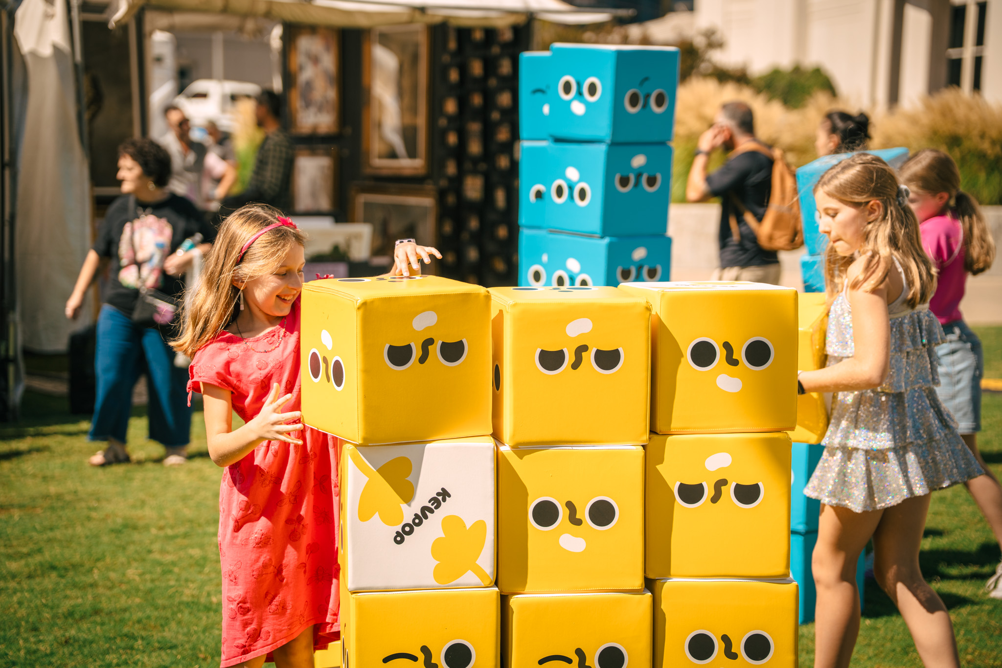Build Joy interactive sculpture at Artville 2026