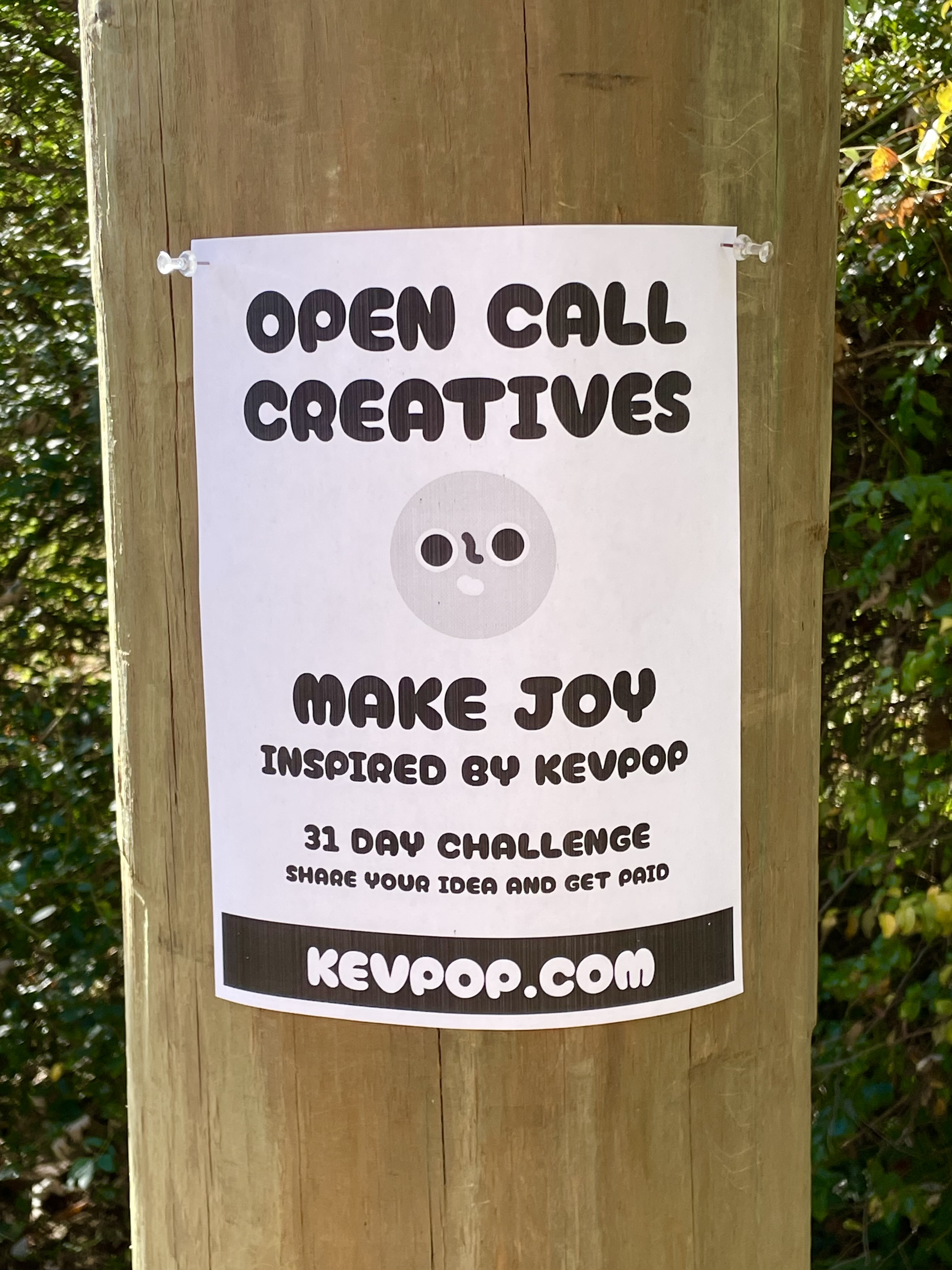 KEVPOP Open Call flyer