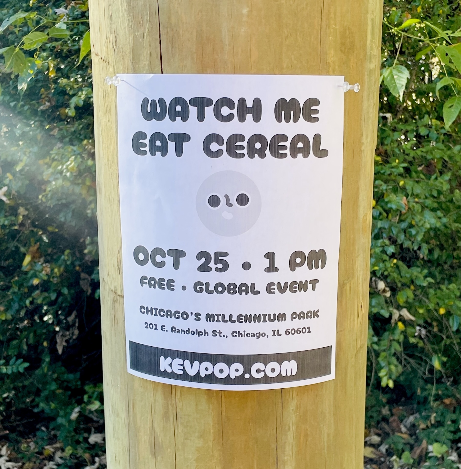 Watch Me Eat Cereal poster