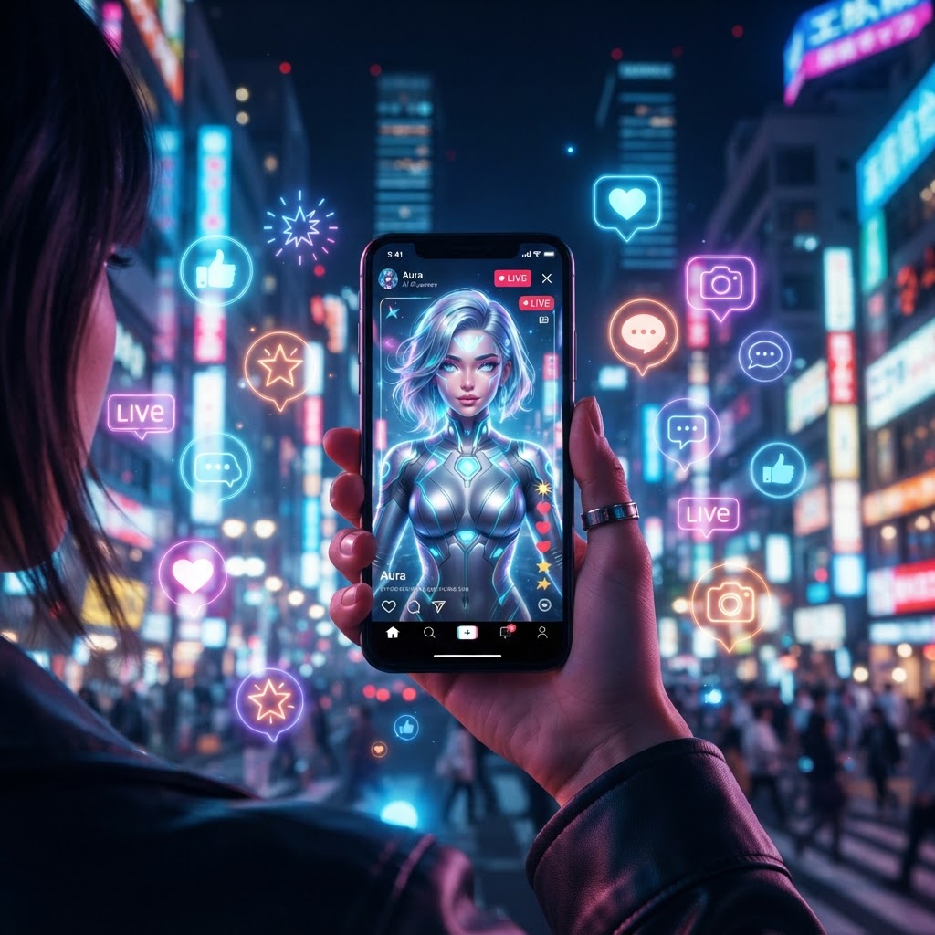 AI influencers allow brands to maintain a constant social presence without manual content creation.