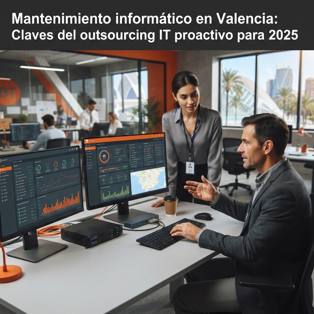Mantenimiento informático en Valencia: Claves del outsourcing IT proactivo para 2025