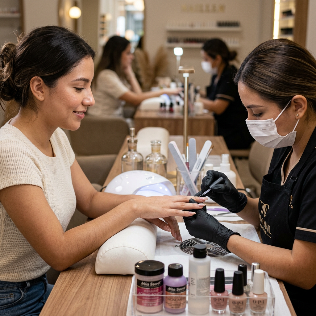 PAQUETE UÑAS ACRILICAS INCLUYE RETIRO
