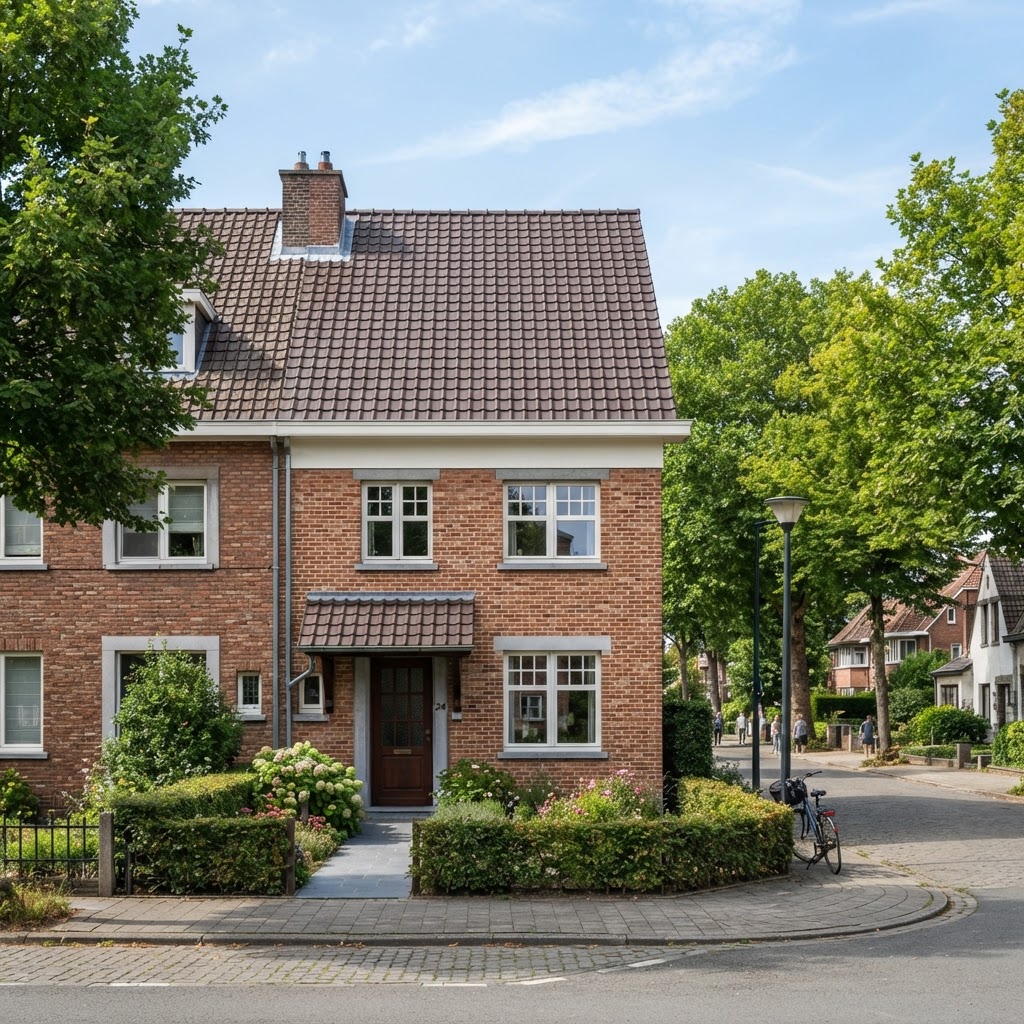Dakrenovatie bruine pannen — Sint-Niklaas