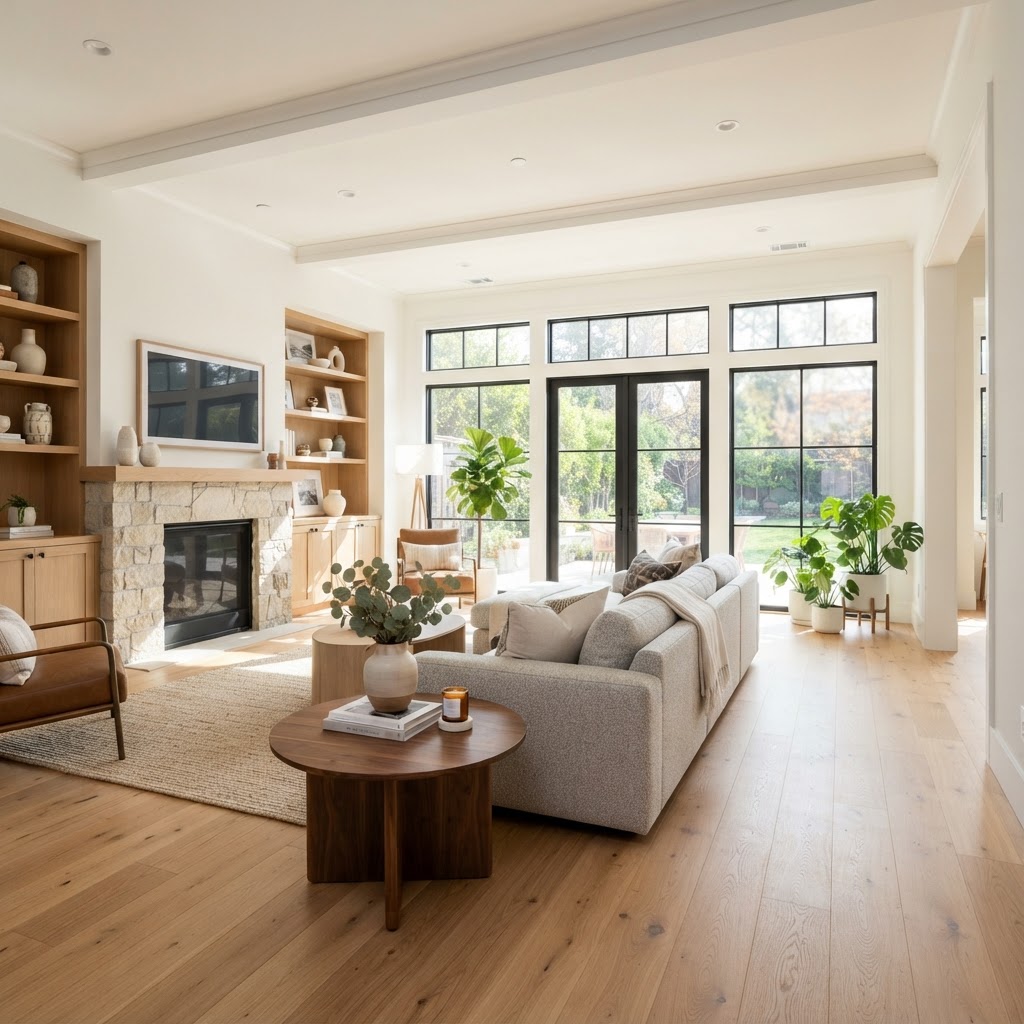 Woonkamer na renovatie — Sint-Niklaas