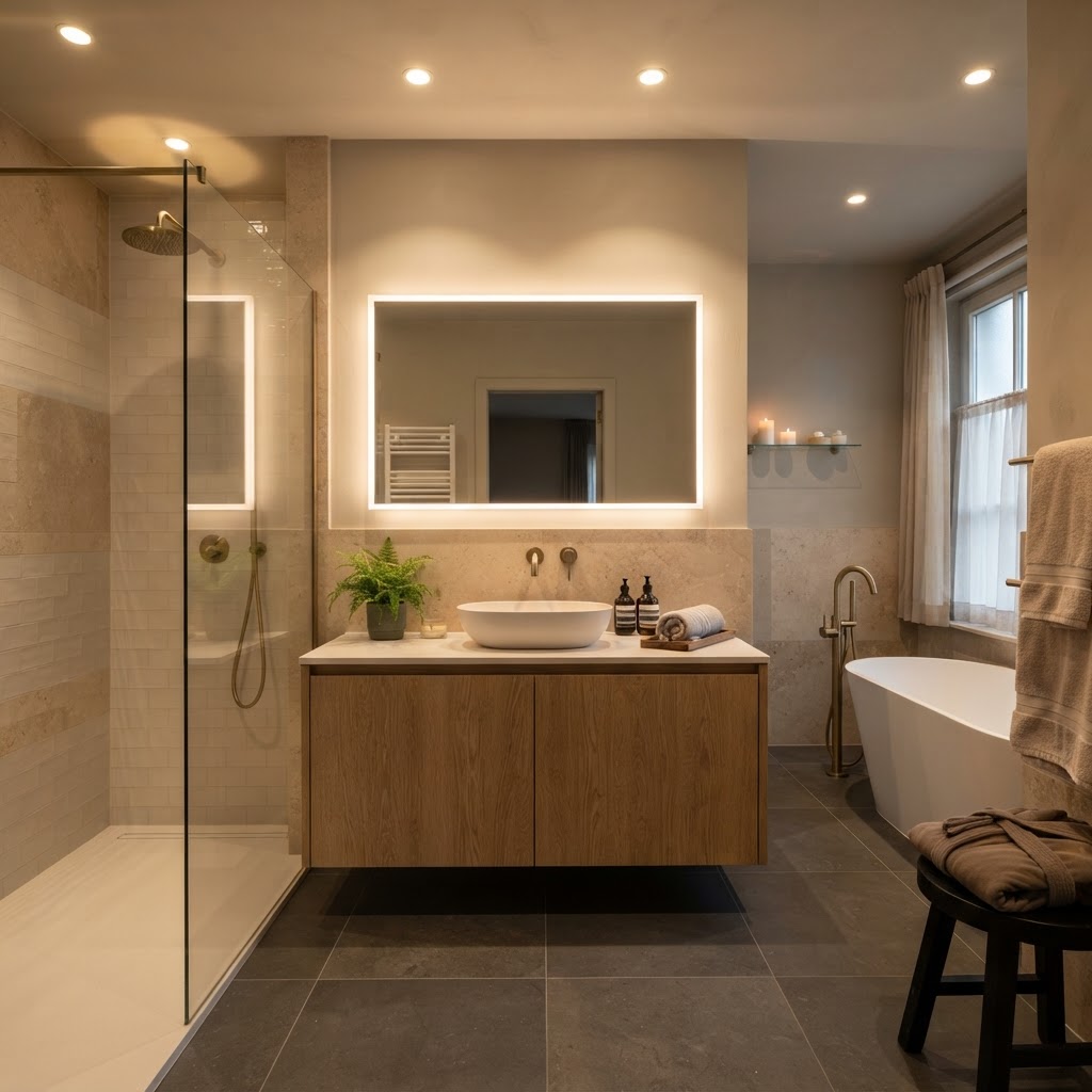 Badkamer LED-spiegel — Gent
