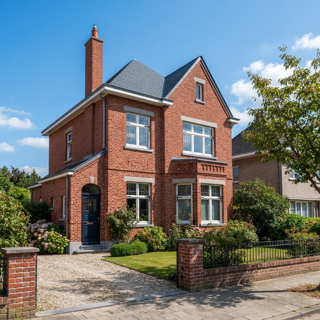 Bakstenen gevel herstel — Lokeren