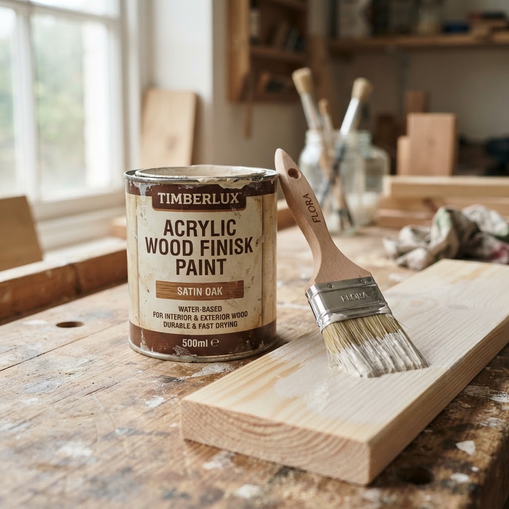 Acryl verf (hout)