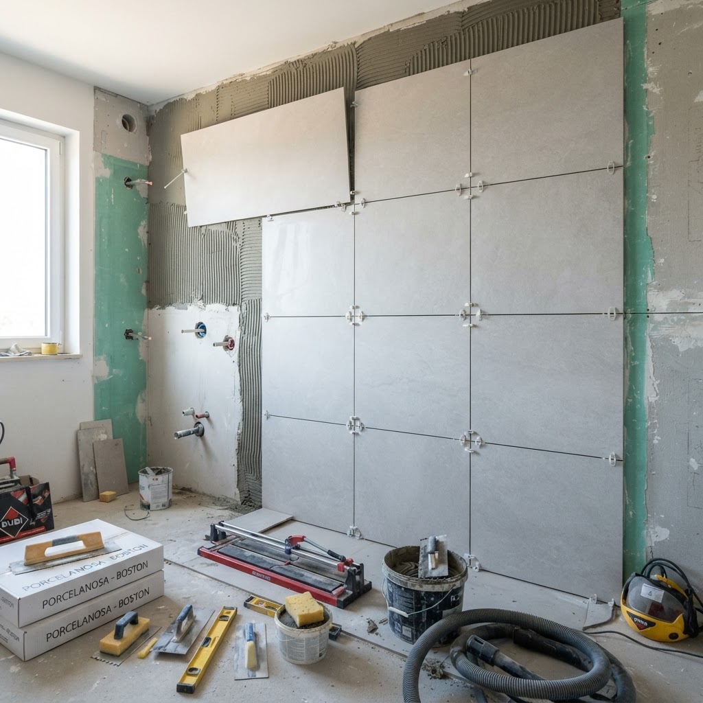 Grote formaat wandtegels — Lokeren