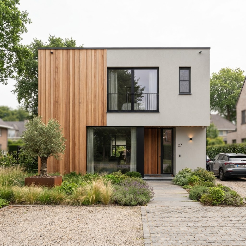 Houten gevelbekleding