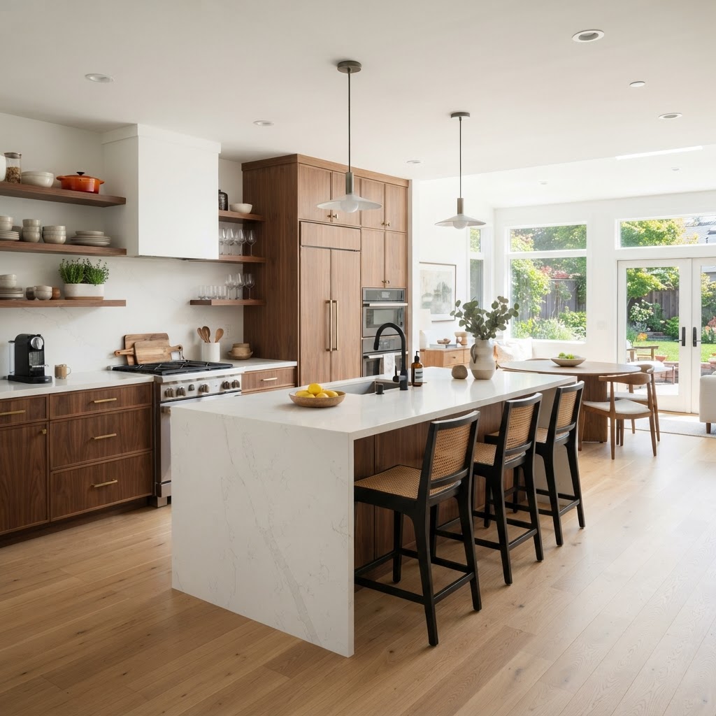 Open keuken na renovatie — Aalst