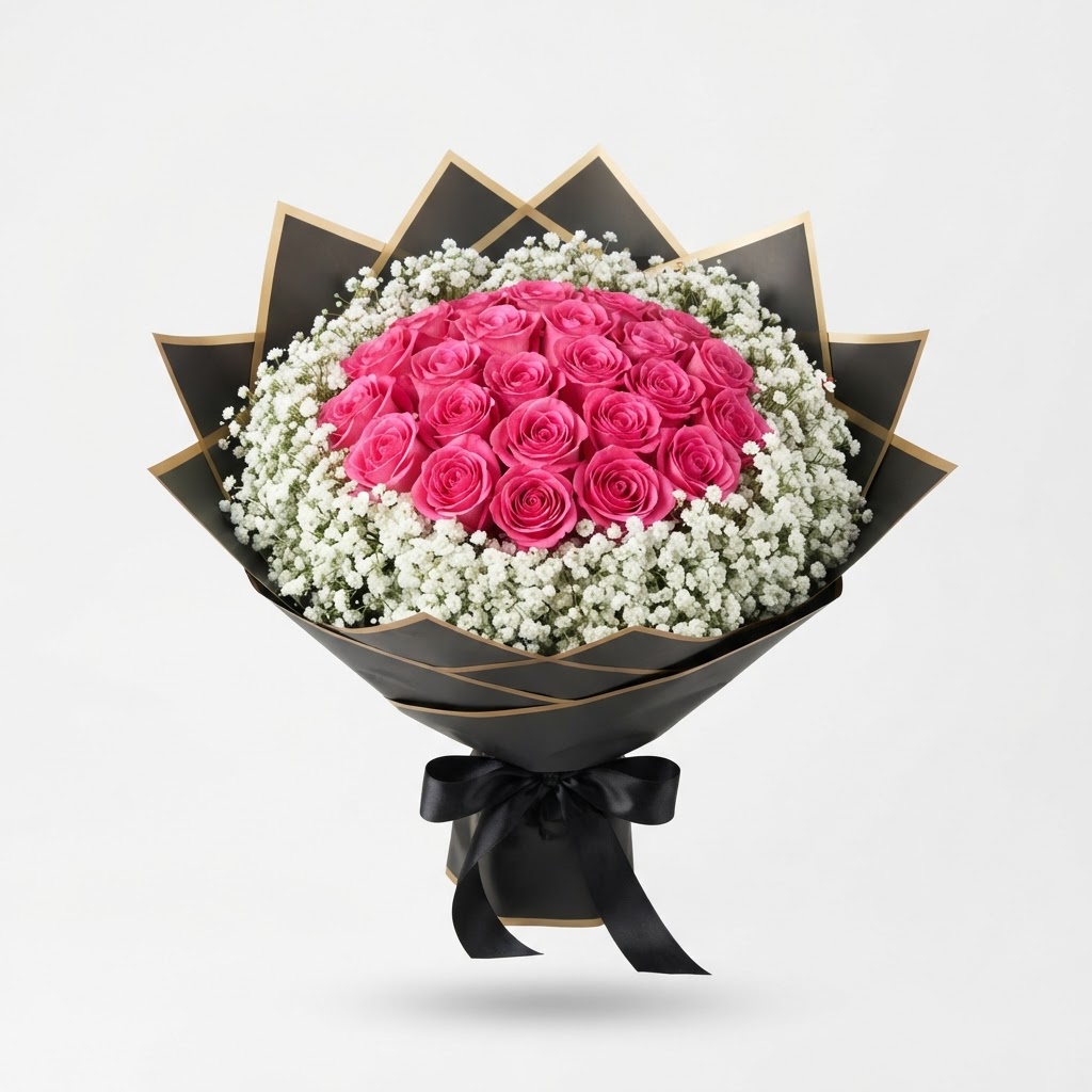 Hot Pink · 20 stems