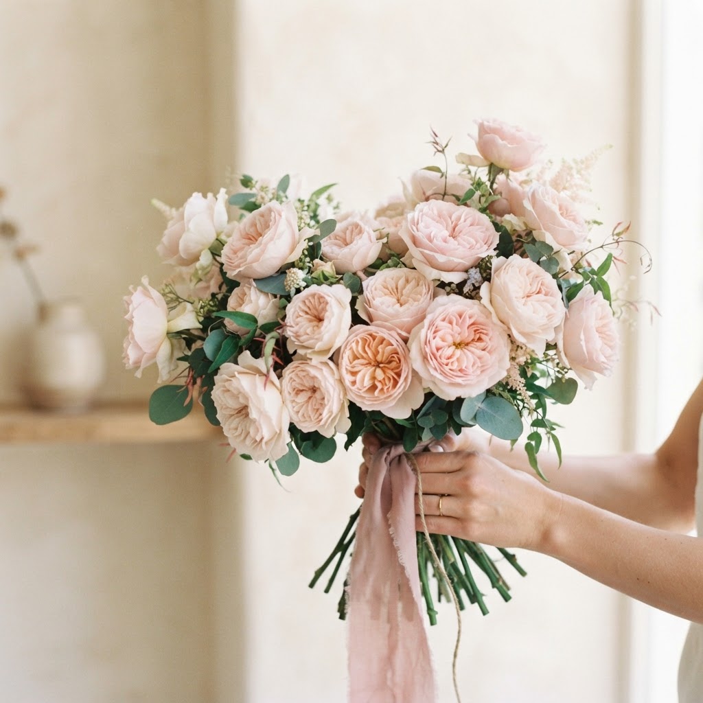 Blush Garden Roses