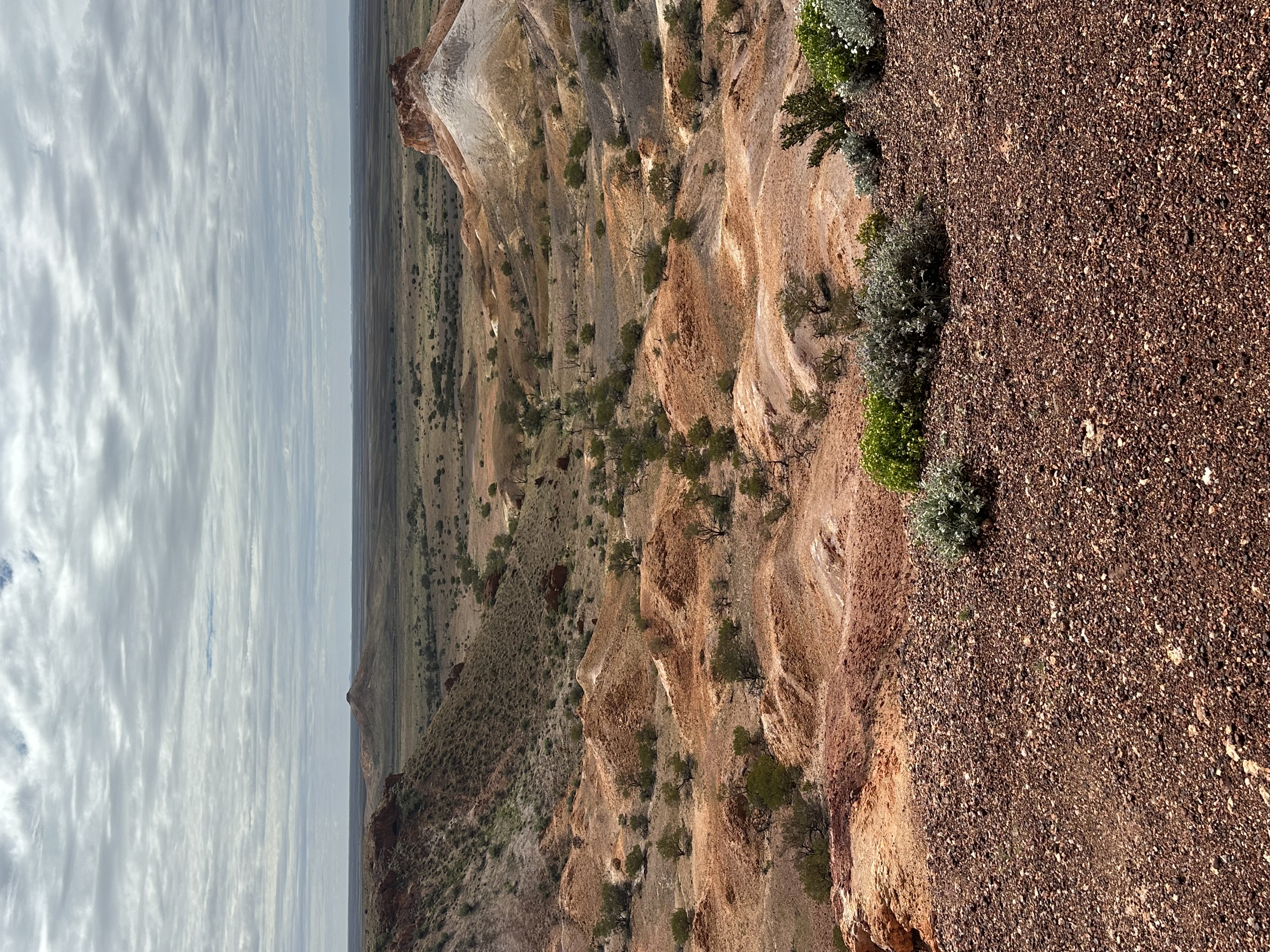 Layered colours across the Breakaways country