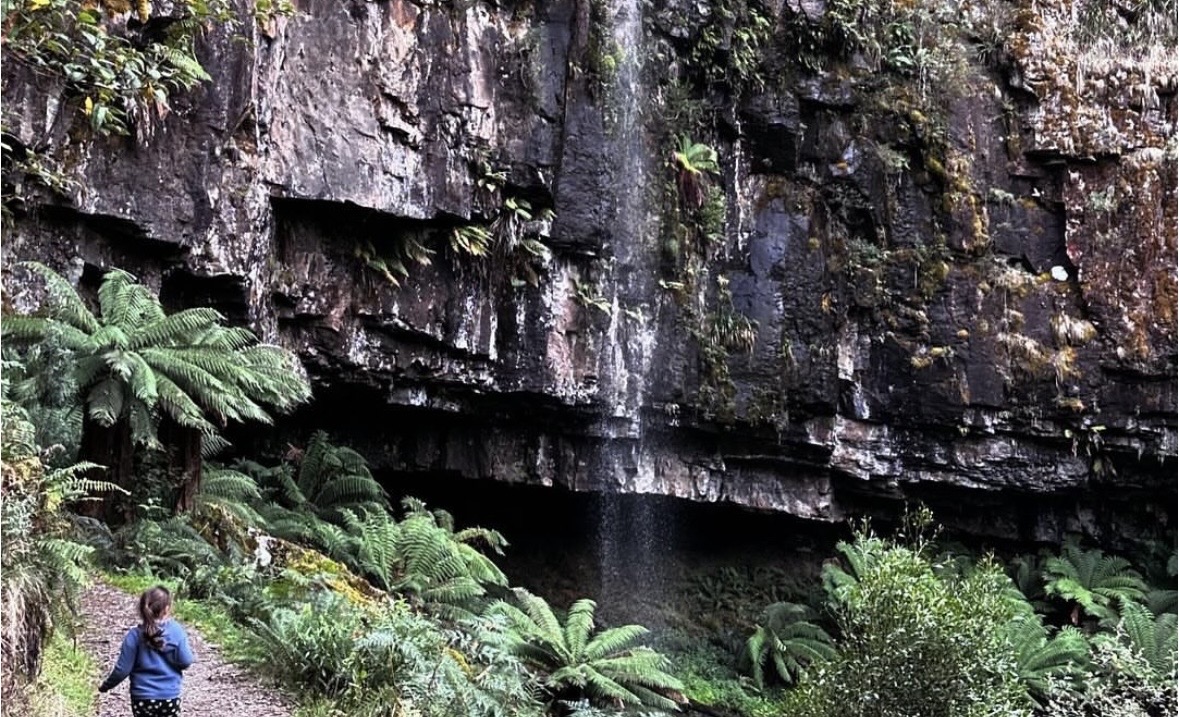 Waterfalls along the way