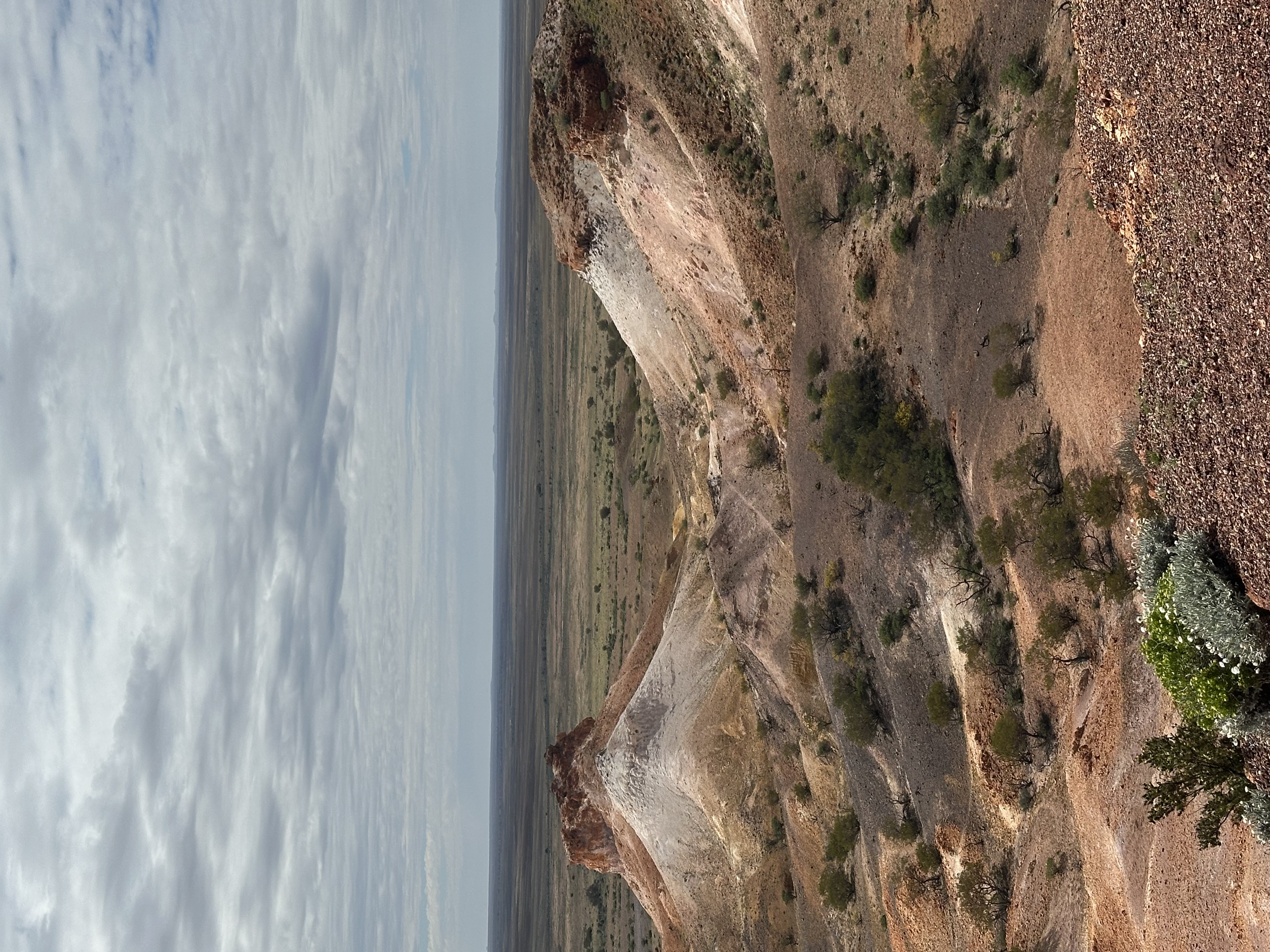 The Breakaways opening up outside Coober Pedy