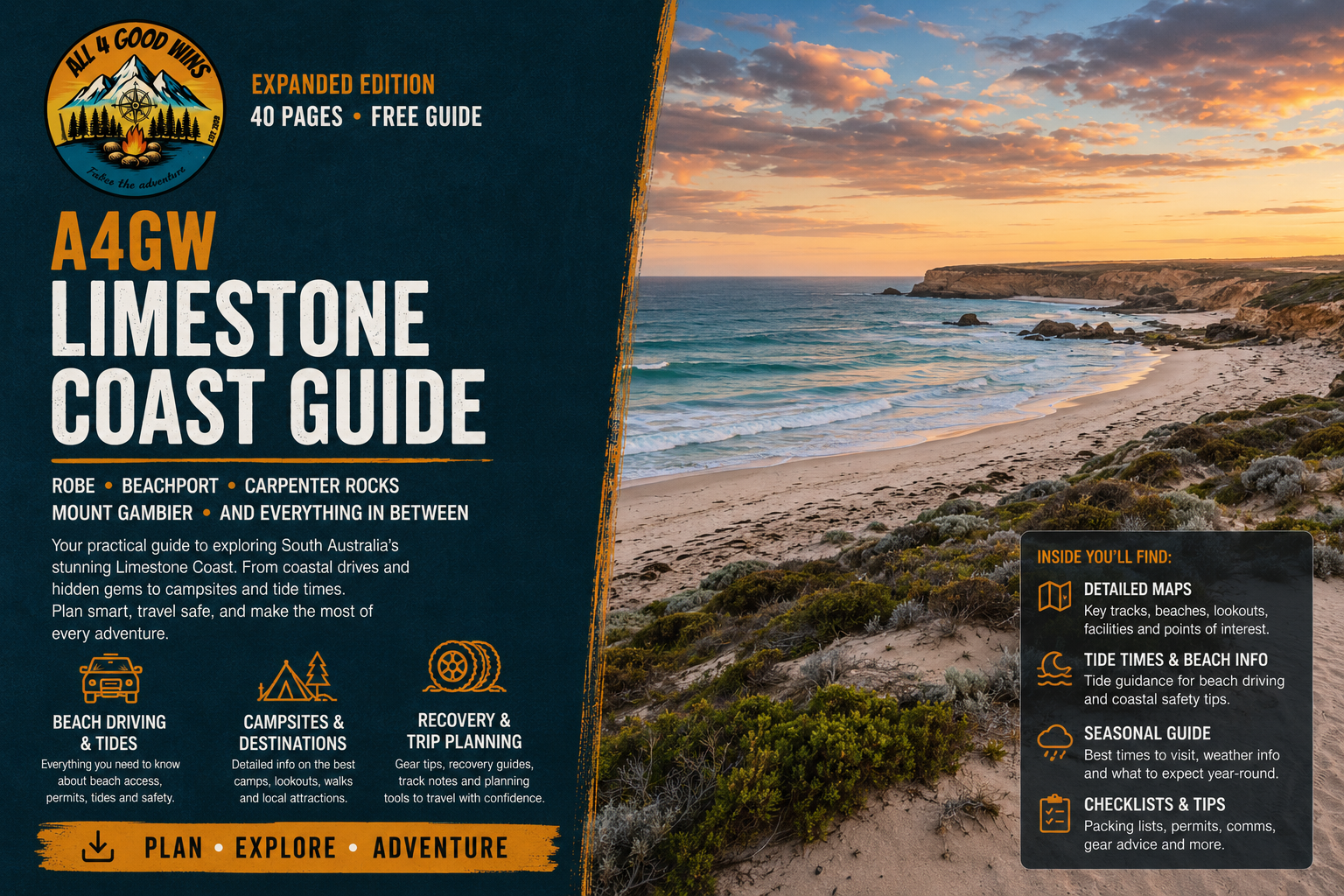 A4GW Limestone Coast Guide cover