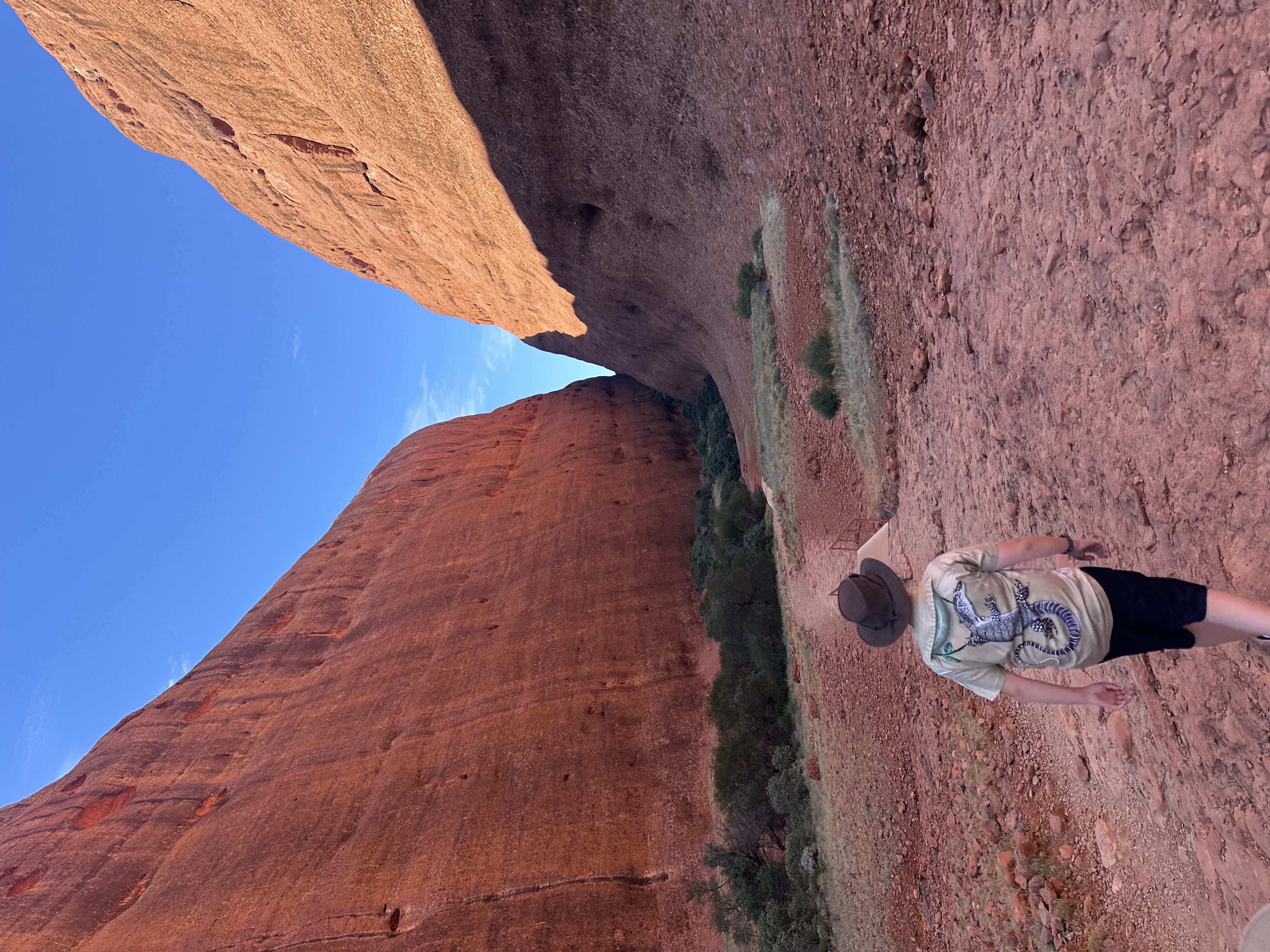 Walking through the Red Centre