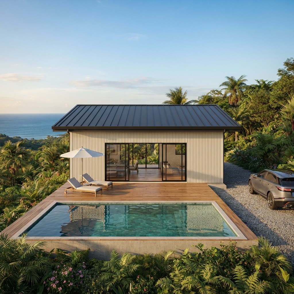 Pacific Horizon Variant — AI-generated architectural render