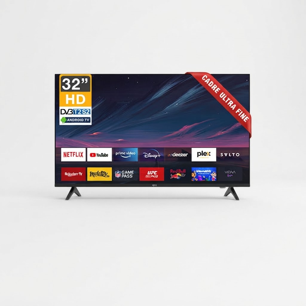 Téléviseur Roch Smart Android HD RH-LE32DSA-C