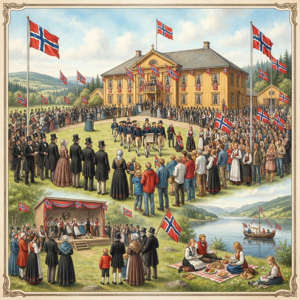 Grunnlovsjubileet på Eidsvoll