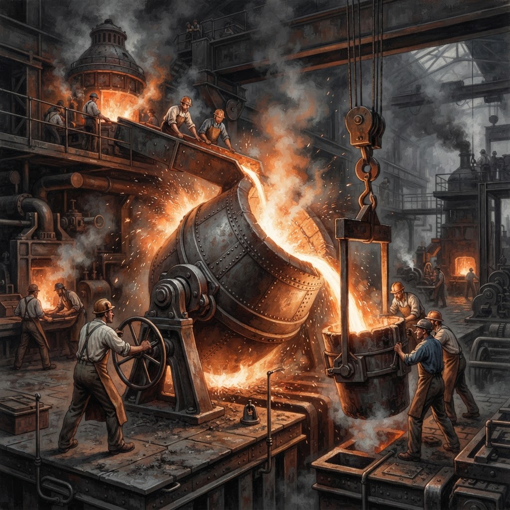 Bessemer-prosessen for stålframstilling