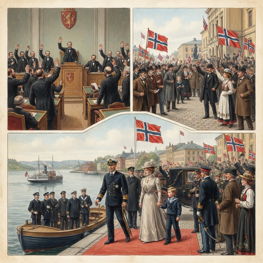 Oppløysing av unionen med Sverige