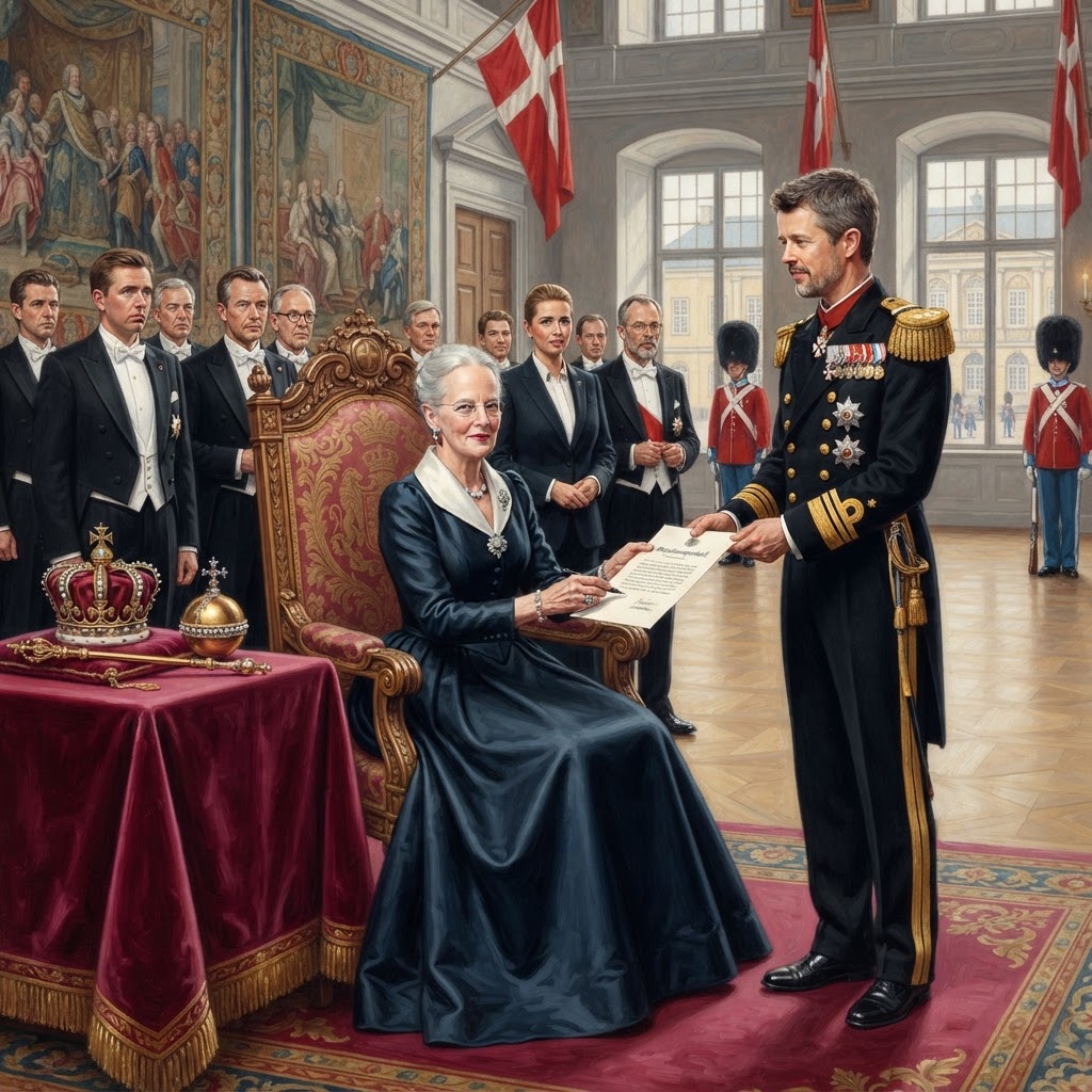 Kroneoverdraging til Kong Frederik X