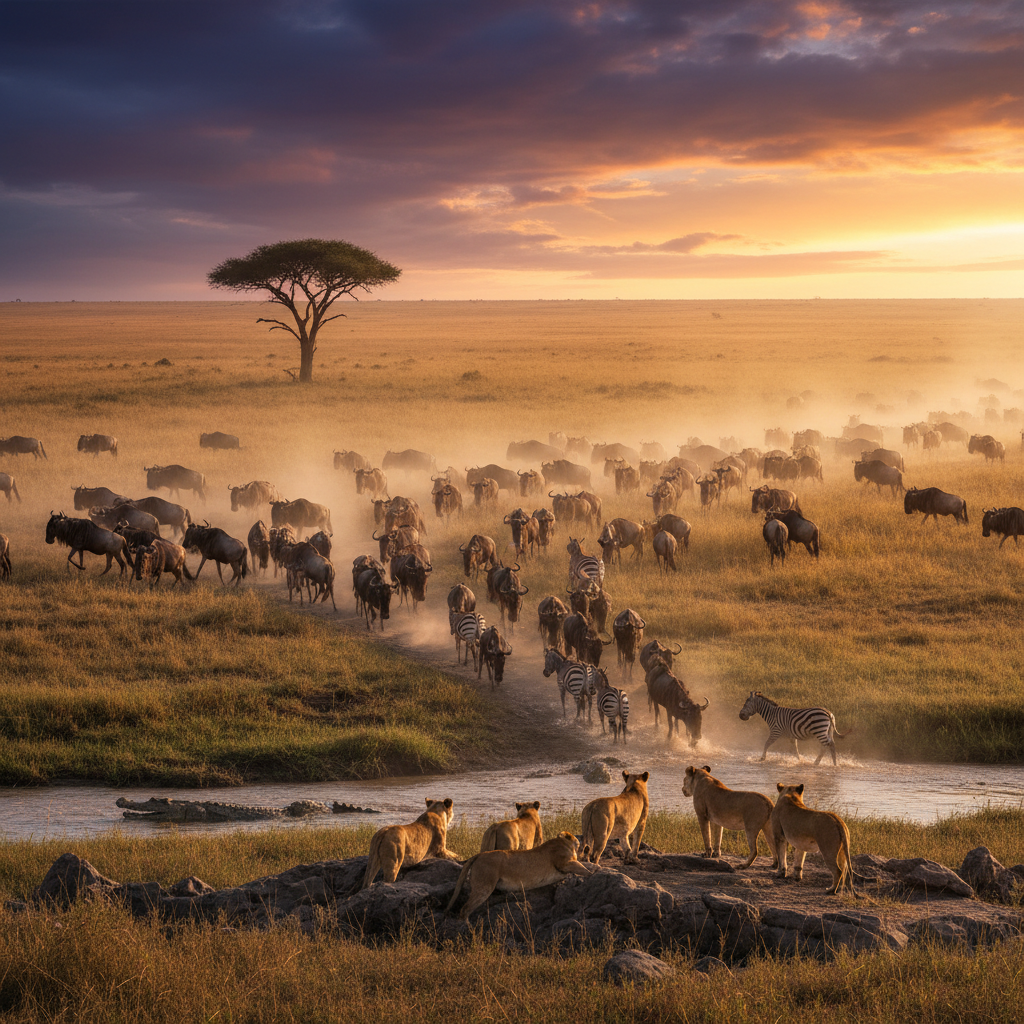 Serengeti Great Migration (Year-Round)