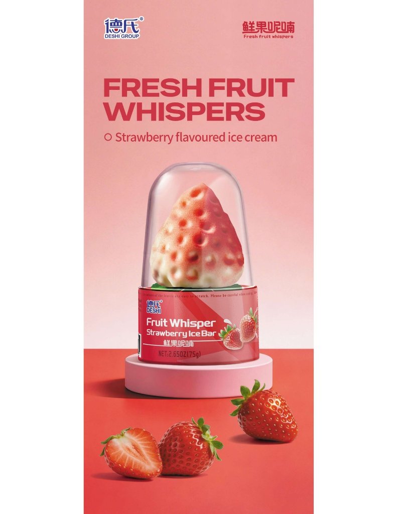 Deshi Strawberry Fruit Ice Bar | TA Trading LLC Deshi Strawberry Fruit Ice Bar β Strawberry wholesale distributor USA