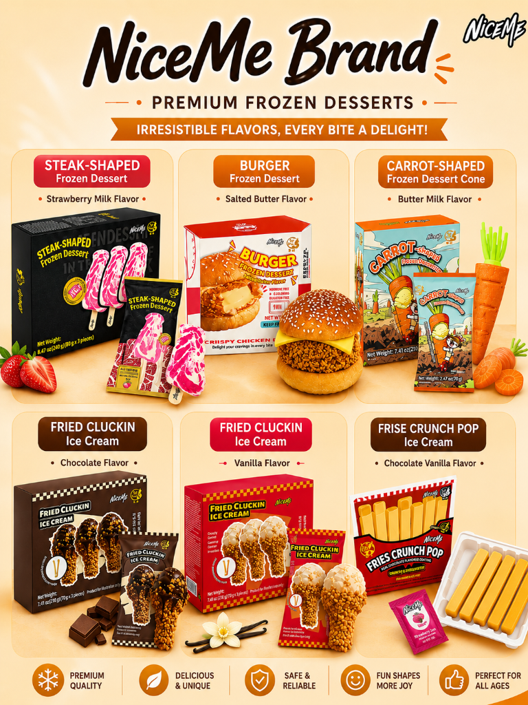 NiceMe Brand β Premium Frozen Desserts