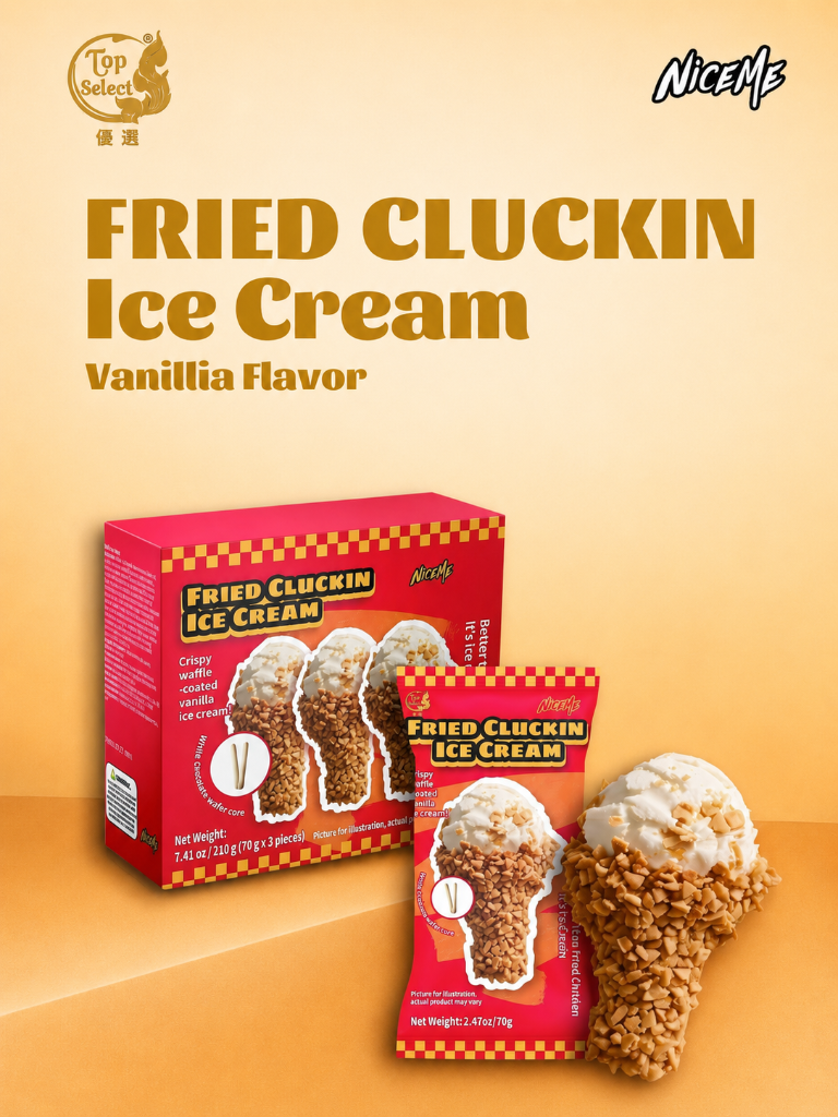 NiceMe Fried Cluckin Ice Cream β Vanilla | TA Trading LLC NiceMe Fried Cluckin Ice Cream β Vanilla β Vanilla wholesale distributor USA