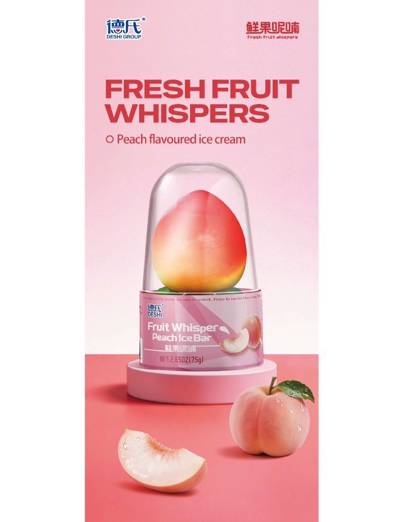 Deshi Peach Fruit Ice Bar | TA Trading LLC Deshi Peach Fruit Ice Bar β Peach wholesale distributor USA