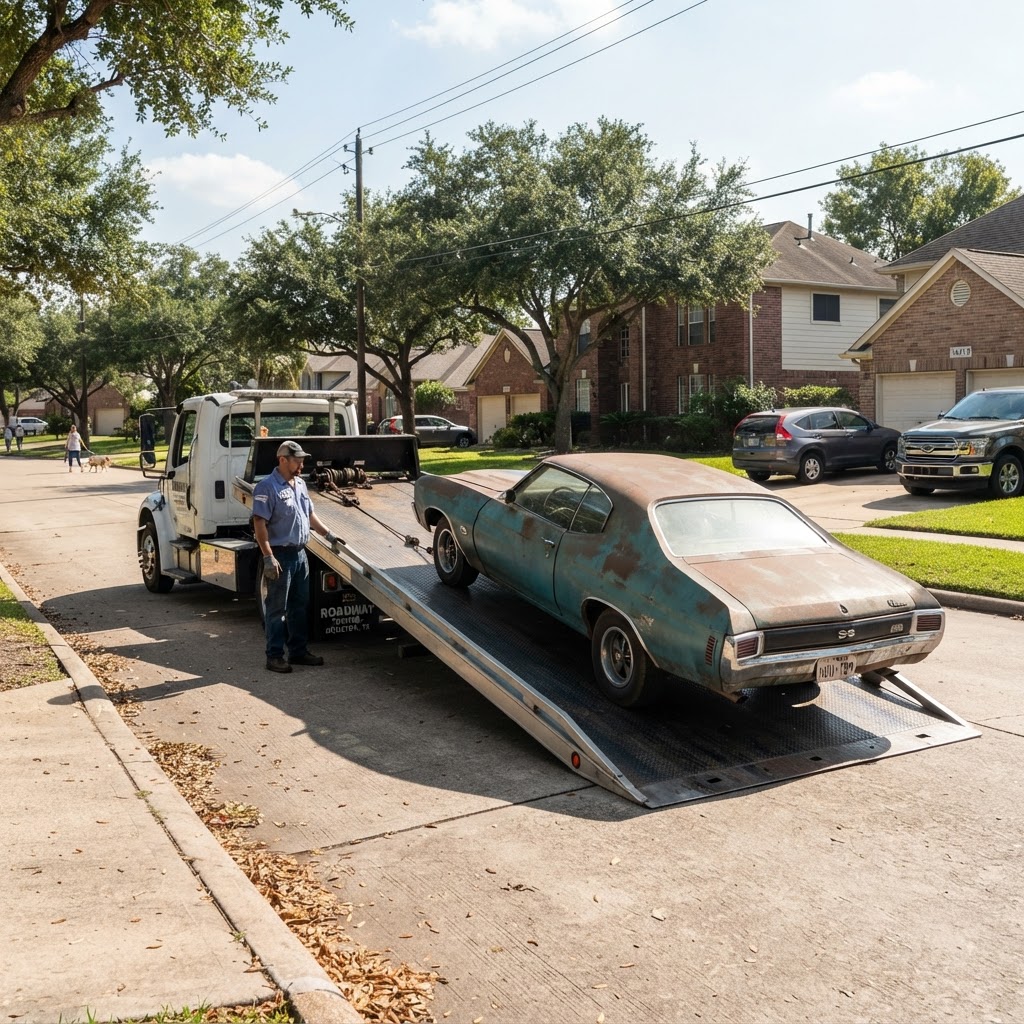 How Free Junk Car Towing Works: Pick-Up & Same-Day Payment Explained
