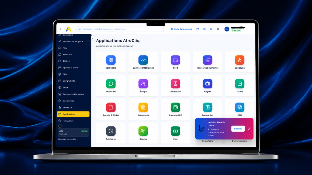 AfroCliq Office - ERP 100% Digital