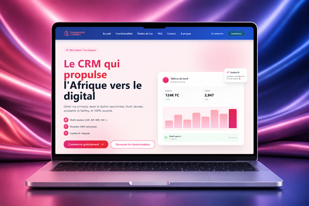 Moonachief Connect - CRM Cloud Africain