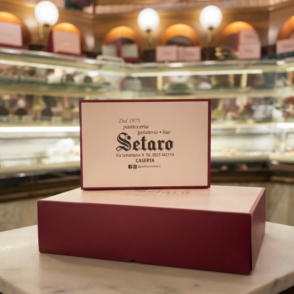 Le confezioni regalo della Pasticceria Setaro di Caserta