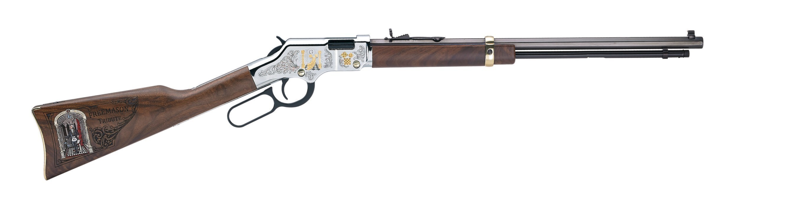 Full Henry Golden Boy Freemasons Tribute Edition rifle