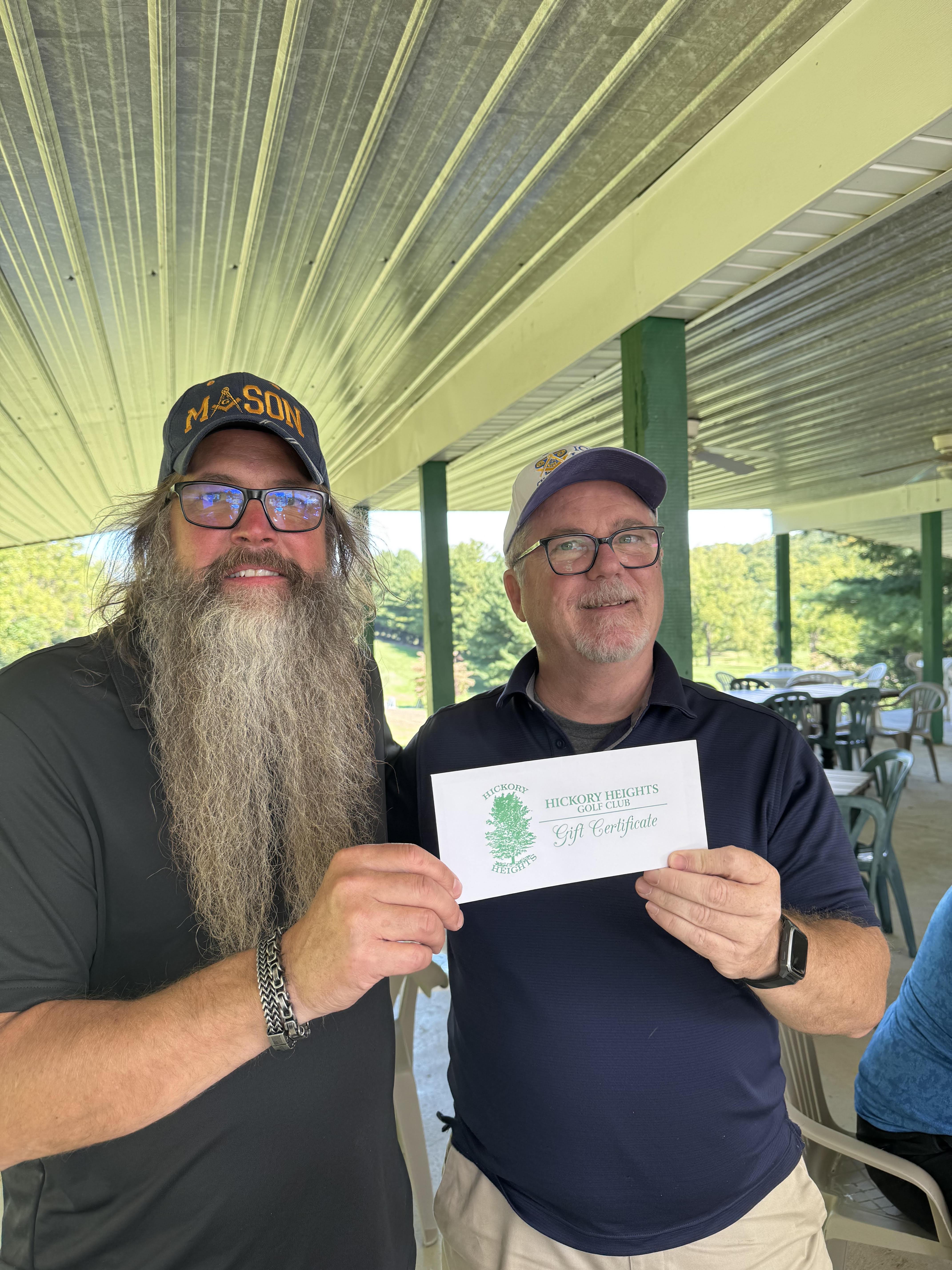 Hickory Heights Golf Course Gift Certificate Winner