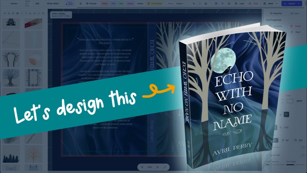 Let's make a cover in BookCoverly
