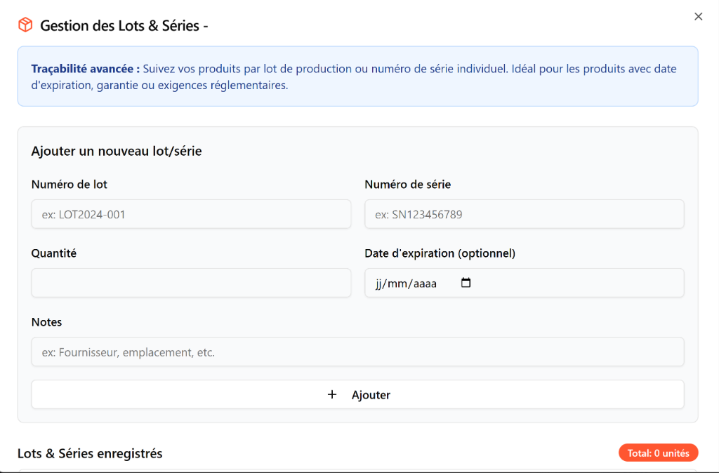 Inventaires & Valorisation