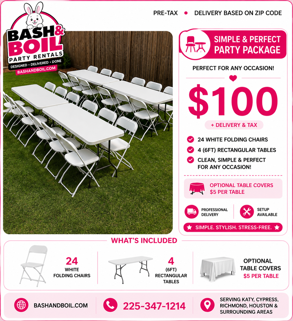 Simple & Perfect Party Package